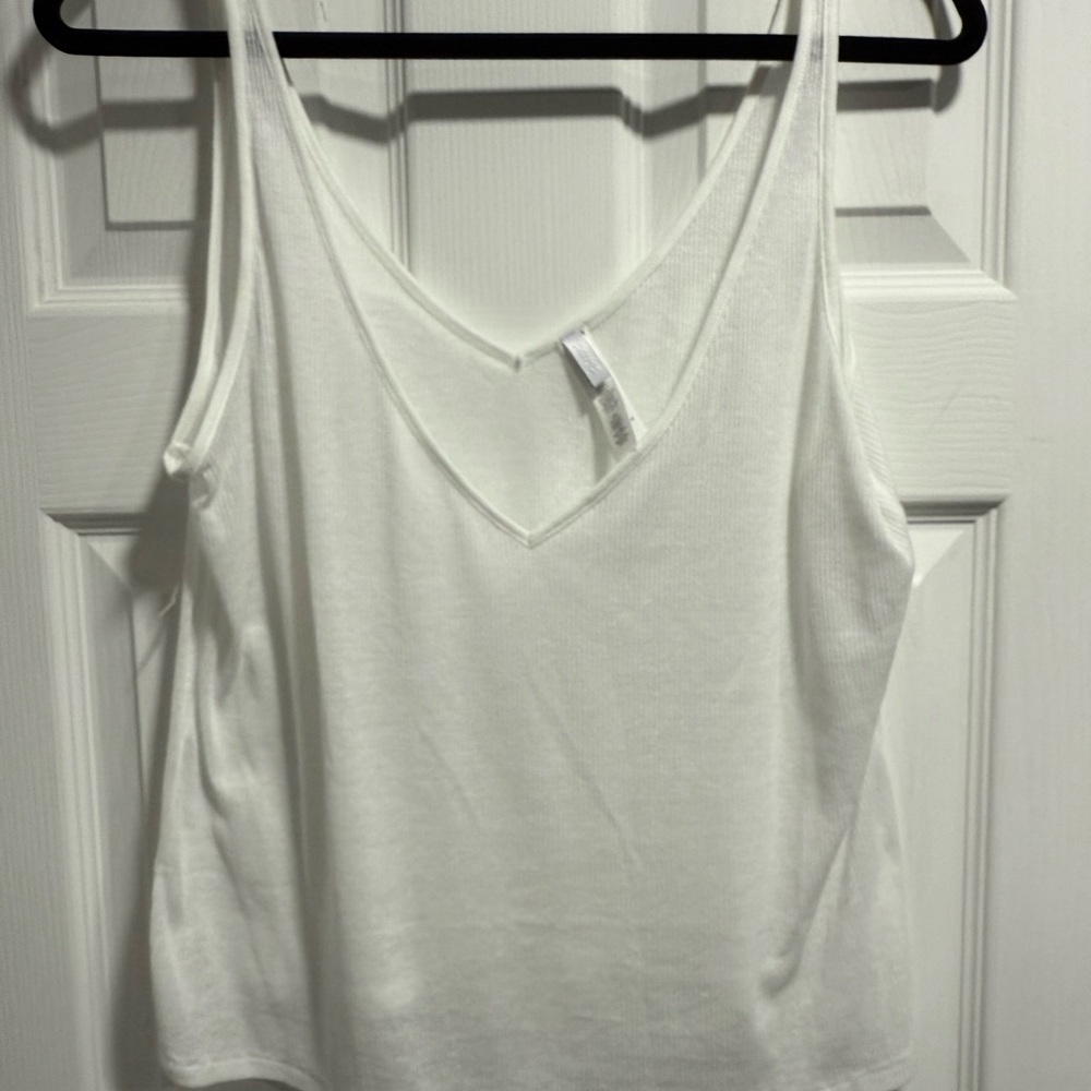 SKIMS Classic White Tank Top